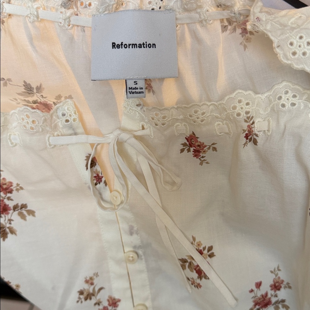Reformation Paloma PJ Set in Maven - Picture 3 of 6
